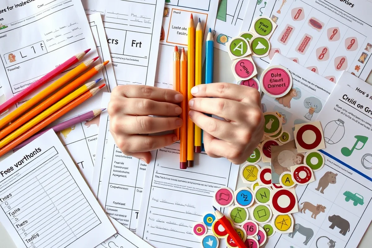 free special education printables — Free Special Education Printables (the finished result)